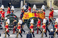 The funeral of Queen Elizabeth II. Original public domain image from Flickr