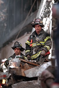 911: President George W. Bush Visits New York, 09/14/2001. Original public domain image from Flickr