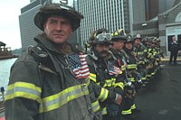 911: President George W. Bush Visits New York, 09/14/2001. Original public domain image from Flickr