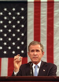 911: President George W. Bush Addresses Joint Session of Congress, 09/20/2001. Original public domain image from Flickr