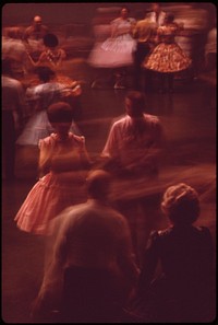 33rd Annual Square Dance Festival in Pershing Auditorium, May 1973. Photographer: O'Rear, Charles. Original public domain image from Flickr