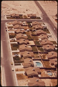 Housing--Lake Havasu City, May 1972. Photographer: O'Rear, Charles. Original public domain image from Flickr