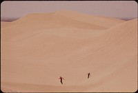 Sand dunes in the Imperial Valley--near Brawley, May 1972. Photographer: O'Rear, Charles. Original public domain image from Flickr