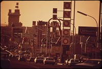 Las Vegas street scene, May 1972. Photographer: O'Rear, Charles. Original public domain image from Flickr