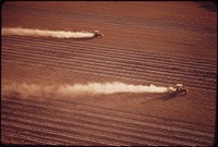 Fertilizing, May 1972. Original public domain image from Flickr