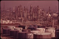 Gulf And Arco Refineries, August 1973. Photographer: Swanson, Dick. Original public domain image from Flickr