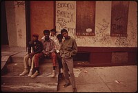 Street Gang Members, August 1973. Photographer: Swanson, Dick. Original public domain image from Flickr