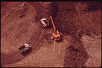 Blue Plains Sewage Treatment Plant: Digging Out A New Site For The Expansion Of Treatment Facilities, April 1973. Photographer: Swanson, Dick. Original public domain image from Flickr