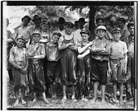 Some of the youngsters in the Belton Mfg. Co. Two of the youngest, May 1912. Photographer: Hine, Lewis. Original public domain image from Flickr