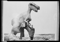 Model of a Tyrannosaurus Rex, 1936. Photographer: Hine, Lewis. Original public domain image from Flickr