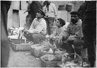 A typical fisher boy at T Wharf. Boston, Mass, October 1909. Photographer: Hine, Lewis. Original public domain image from Flickr