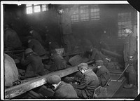 View of the Ewen Breaker of the Pa. Coal Co. The dust was so dense at times as to obscure the view, January 1911.