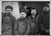 Breaker #9, Hughestown Borough Pa. Coal Co. One of these is James Leonard, another is Stanley Rasmus. Pittston, Pa, January 1911. Photographer: Hine, Lewis. Original public domain image from Flickr