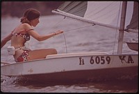 Participant In The Louisville Spring Regatta, June 1972. Photographer: Strode, William. Original public domain image from Flickr