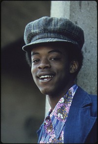 Black High School Age Student At The Robert Taylor Homes, A Highrise Apartment Complex On Chicago's South Side, 05/1973. Photographer: White, John H. Original public domain image from Flickr