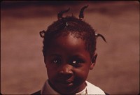 This Little Girl On Chicago's West Side Will Have Many Hurdles To Overcome While Growing Up, 07/1973. Photographer: White, John H. Original public domain image from Flickr