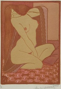 Female nude, 1910, Eric O. W. Ehrström