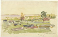 Landscape study from bomarsund, 1895, Victor Westerholm