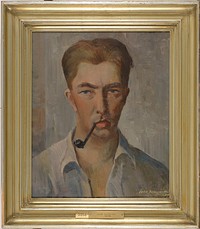 Self-portrait, 1934, by Juho Salminen