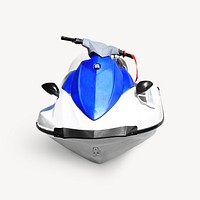 Jet ski isolated design