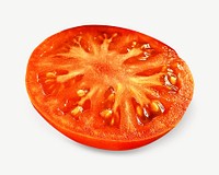 Sliced tomato collage element psd