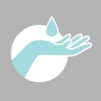 Covid-19 prevention, hand washing vector