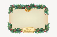 Festive Christmas frame clipart vector