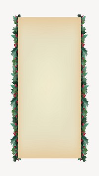 Vintage Christmas frame clipart vector