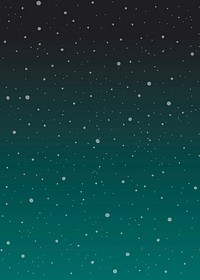 Dark green  background, snowing design