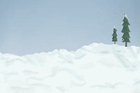 Christmas holiday background, Winter snow border illustration