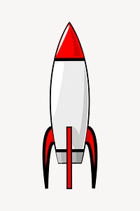 Rocket clipart vector. Free public domain CC0 image.
