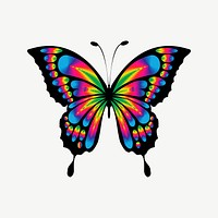Butterfly clipart psd. Free public domain CC0 image.