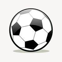 Football sports equipment clip art vector. Free public domain CC0 image.