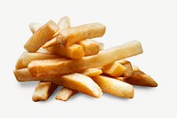 French fries collage element psd