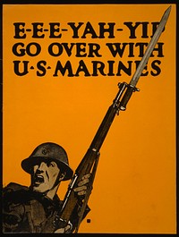 E-e-e-yah-yip Go over with U.S. Marines.