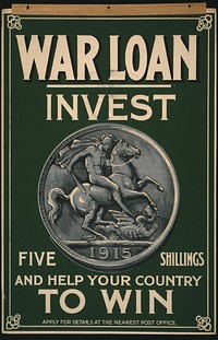 War loan. Invest five shillings and help your country to win  printers, Sir Joseph Causton & Sons, Limited, London.