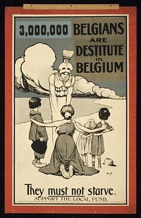 3,000,000 Belgians are destitute in Belgium. They must not starve. Support the local fund  Hassall.