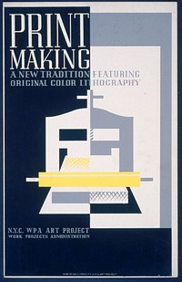 Print making A new tradition featuring original color lithography.