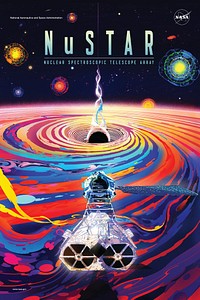 Celebrate 10 Years of NuSTAR With a New Poster. 10 JUNE 2022 - Washington, DC, USA.