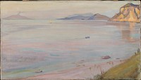 Gulf of naples, 1905, by Magnus Enckell