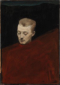 Head (bruno aspelin), 1894, by Magnus Enckell