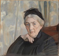 Mother of the artist, 1904, by Magnus Enckell