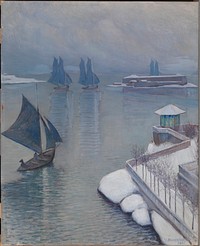 First snow, 1896, Väinö Blomstedt