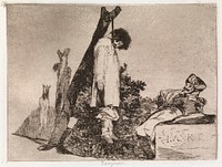 Ei tässäkään (tampoco), 1892, by Francisco de Goya