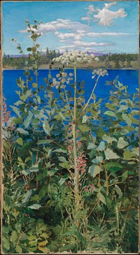 Wild angelica, 1889, by Akseli Gallen-Kallela