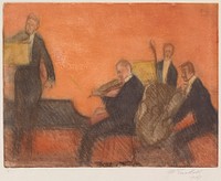 Music, 1906, by Magnus Enckell