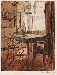 Interior, 1905, by Magnus Enckell