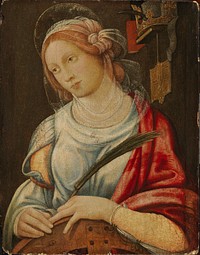 Saint catherine, 1450 - 1516, Giovanni Battista Bertucci Vanhempi