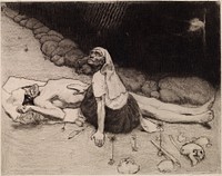 Lemminkäisen äiti, 1905, by Akseli Gallen-Kallela