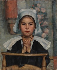 At church, 1884, Maria Wiik